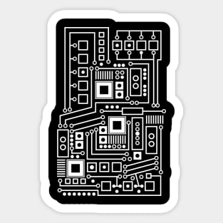 Circuit Board - Technical Computer Design Sticker